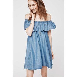 Rebecca Minkoff Dev Dress Light Blue Denim